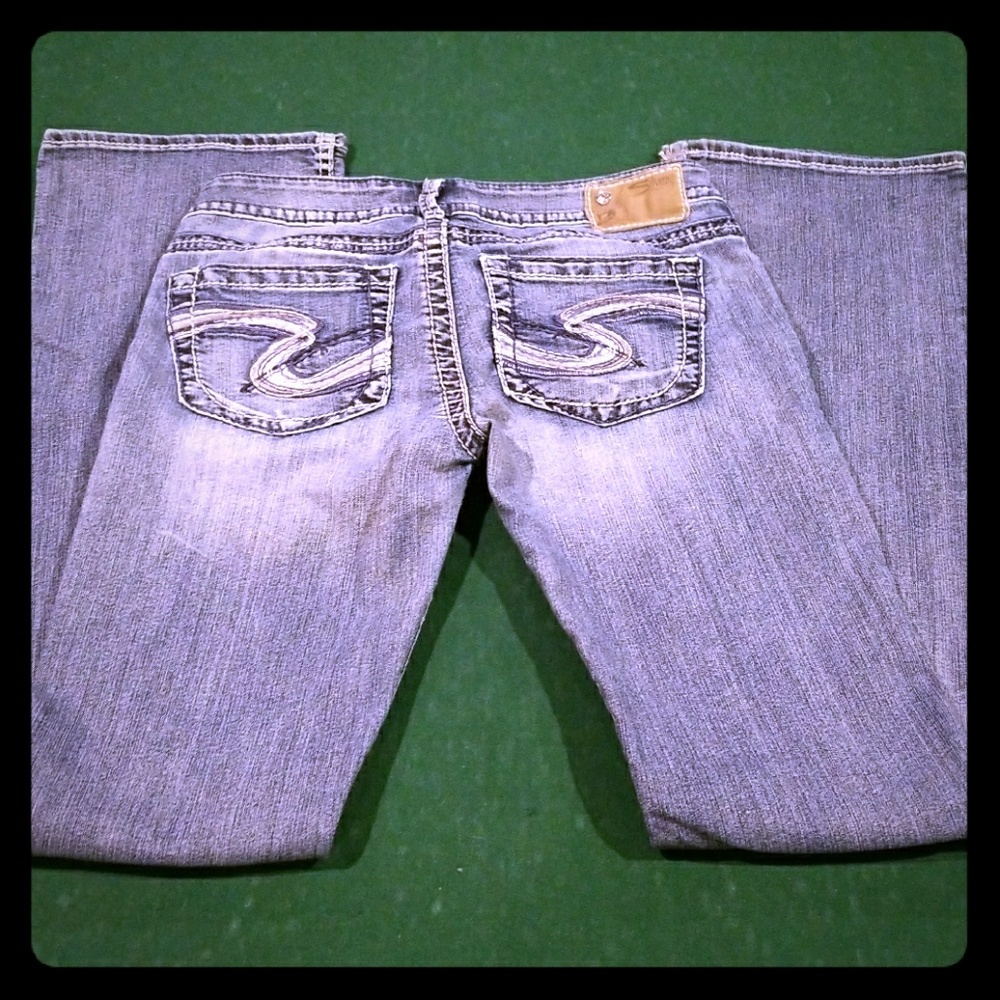 Silver jeans